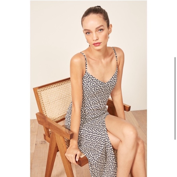 Reformation Crimini Dress Floral with Slit - Picture 3 of 8